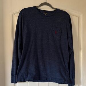 Polo by Ralph Lauren Men's Dark Blue Long Sleeve Tee